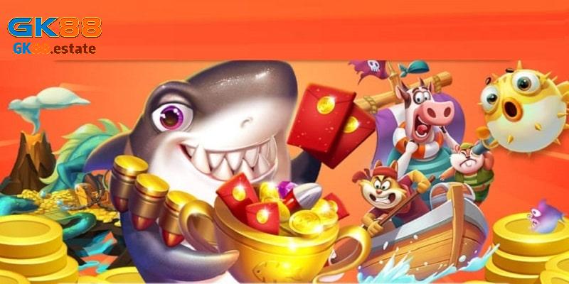 Bắn cá GK88 có giao diện cực kỳ bắt mắt và sinh động
